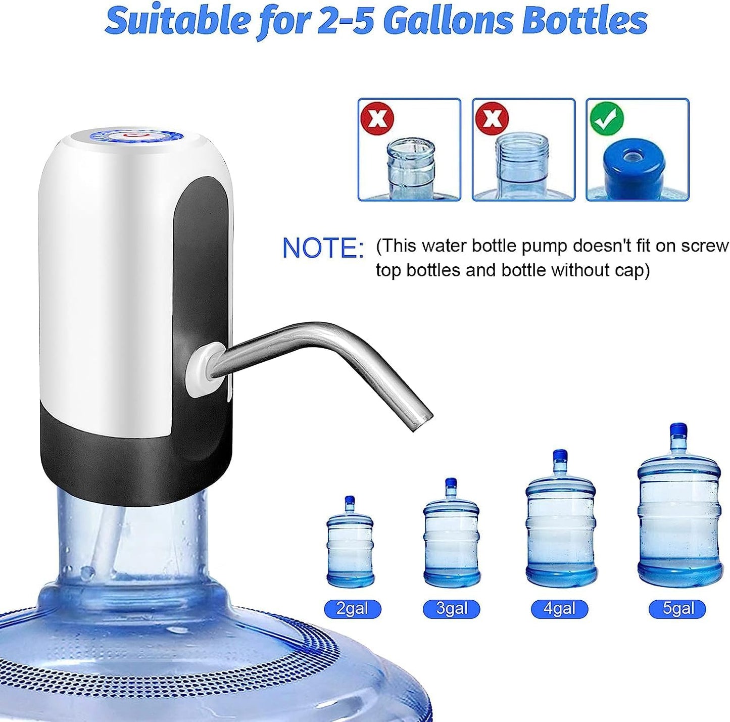 USB Charging Portable Electric Water Pump