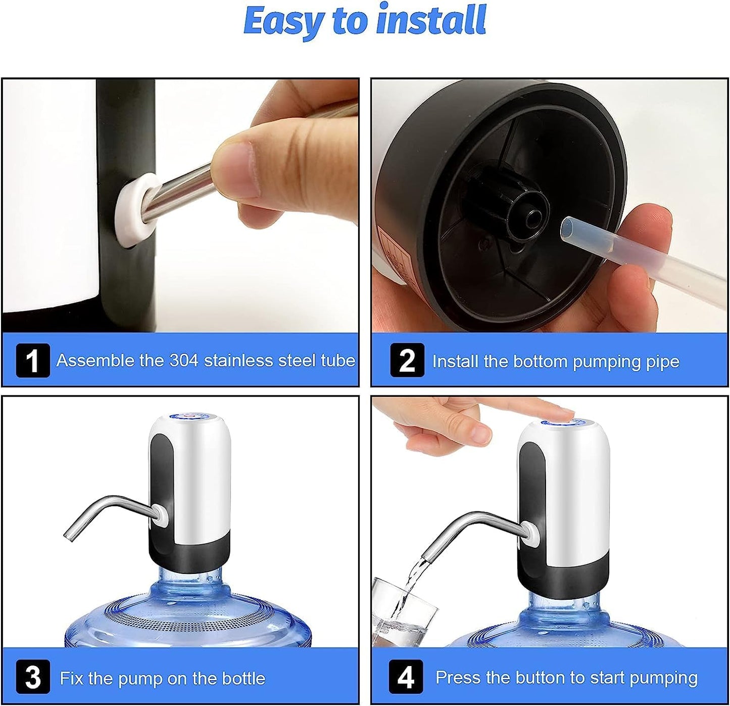 USB Charging Portable Electric Water Pump