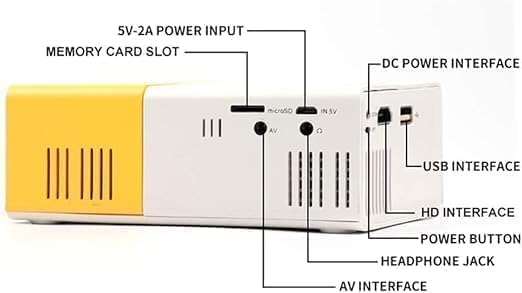 Mini Portable LED Projector – HD LCD Video Projector