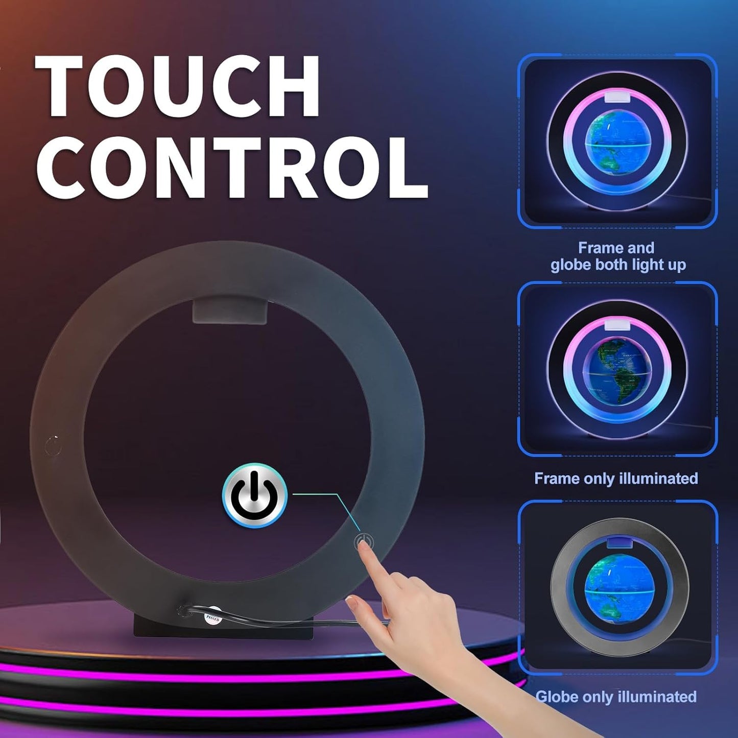 Floating Globe Magnetic Levitating Floating Globe Lamp