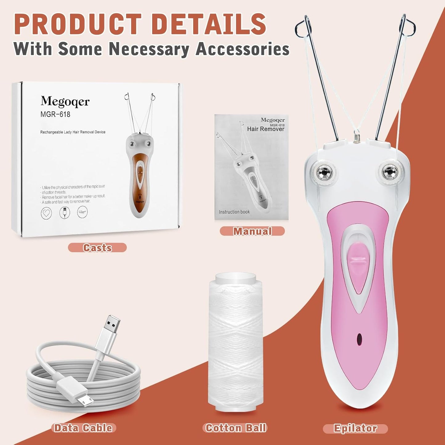 Electric Facial Threading Hair Removal