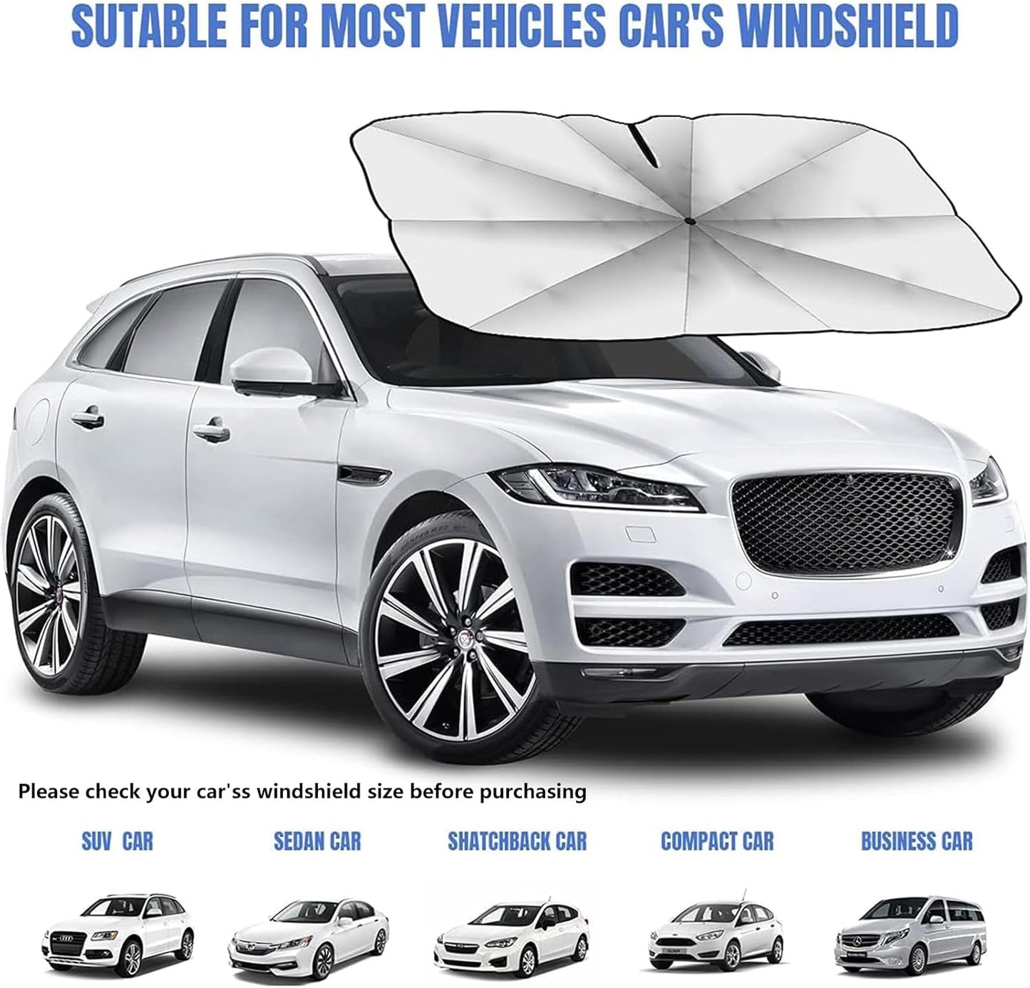 Lamicall Car Windshield Sunshade Umbrella