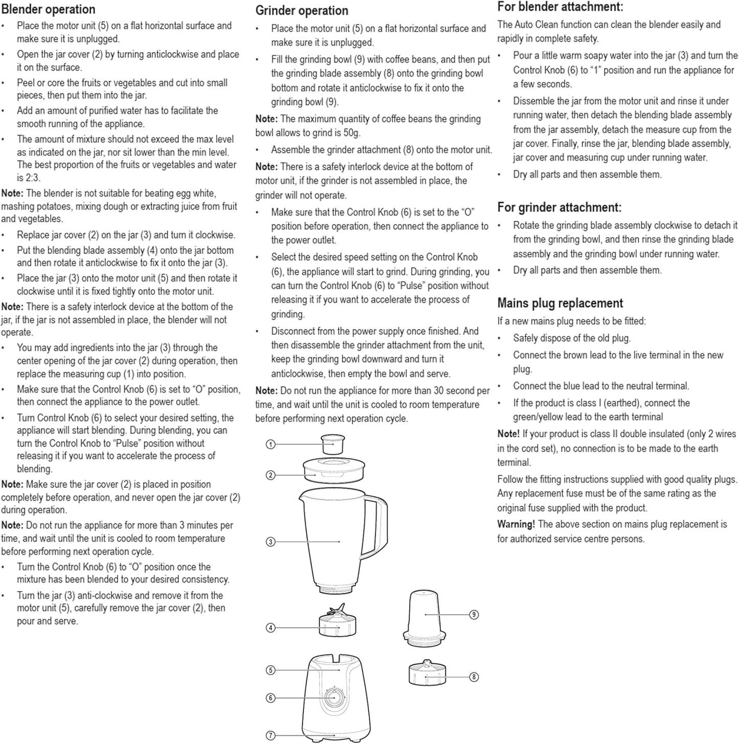 BLACK+DECKER Blender with Grinder Mills, 400W Power, 1.5L with 300ml 2 Grinding Mills, Stainless Steel Blades and Two Pulse Control for Fine and Grinding of Coffee Herbs, 2 years warranty, BX440-B5