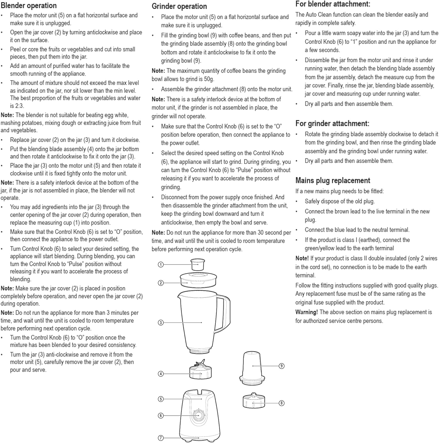 BLACK+DECKER Blender with Grinder Mills, 400W Power, 1.5L with 300ml 2 Grinding Mills, Stainless Steel Blades and Two Pulse Control for Fine and Grinding of Coffee Herbs, 2 years warranty, BX440-B5